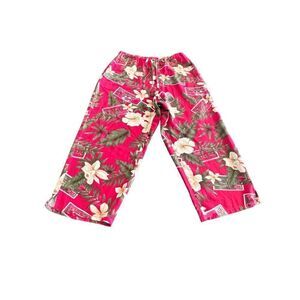 Island Traders wide legs Crop Capri pants size L